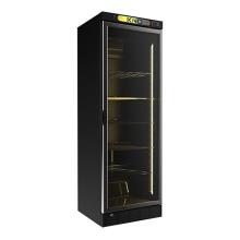 فریزر ویترینی 50 سانتی کینو مدل KF500WLBL (بدنه مشکی، وان مشکی، درب شامپاینی و شیشه رفلکس)