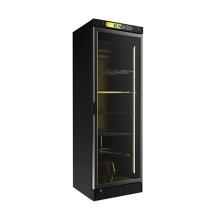 یخچال ویترینی 50 سانتی کینو مدل KR500WLBL (بدنه مشکی، وان مشکی، درب شامپاینی، شیشه رفلکس و ساده)