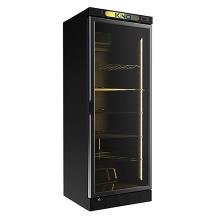 یخچال ویترینی 60 سانتی کینو مدل KR615WLBL (بدنه مشکی، وان مشکی، درب شامپاینی، شیشه رفلکس و ساده)