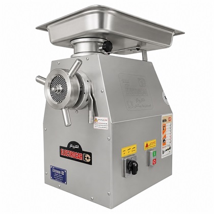 چرخ گوشت رومیزی الکتروکار طرح مینروا مدل EC-10 استیل