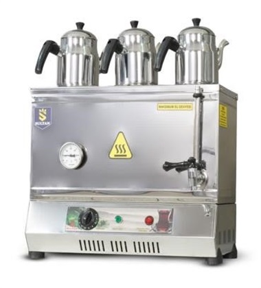 سماور صنعتی سلطان ۳ قوری مدل SU-EA333 (هوشمند برقی)